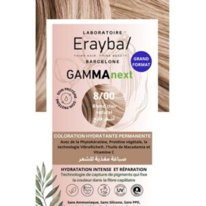 Erayba Gamma Next Coloration 8/00 Blond clair Natural Coloration Hydratante Permanente